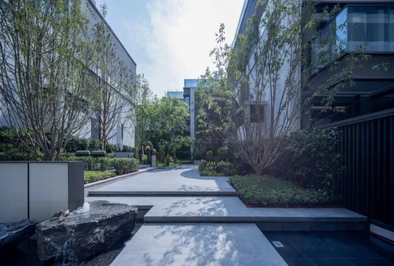 丨售樓處景觀(guān)丨成都龍湖·昱湖1號示范區景觀(guān)