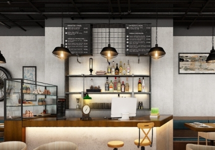 工業(yè)風(fēng)火鍋店